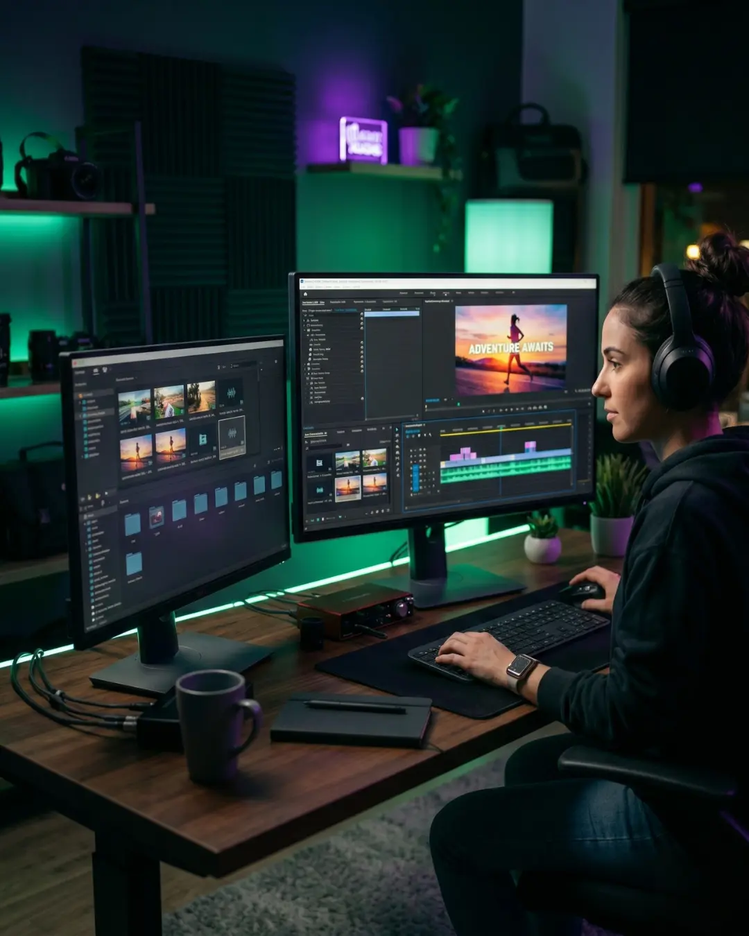 Productie van audiovisuele inhoud en visuele verhalen voor merkervaringen